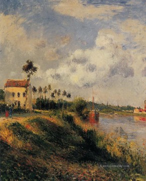  pont - der Weg von halage pontoise 1879 Camille Pissarro